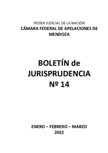 JURISPRUDENCIA CAMARA MENDOZA BOLETIN 14 (enero-febrero-marzo 2022).pdf