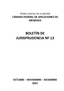 JURISPRUDENCIA CAMARA MENDOZA BOLETIN 13 (octubre-noviembre- diciembre 2021).pdf