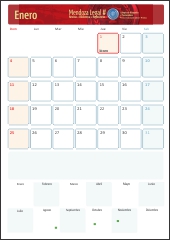Miniatura del mes de enero del calendario digital 2026